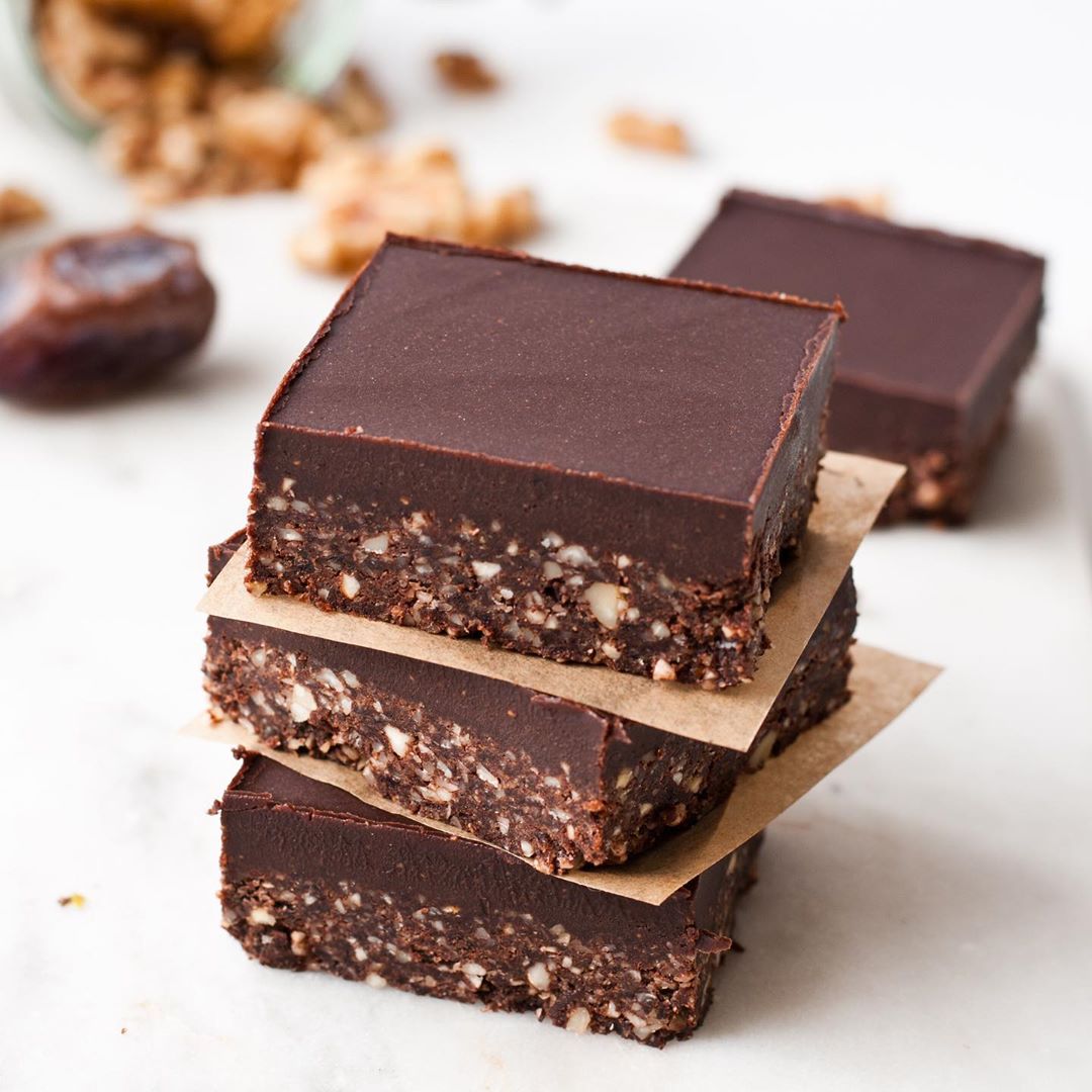 Raw Chocolate Frosted Brownies