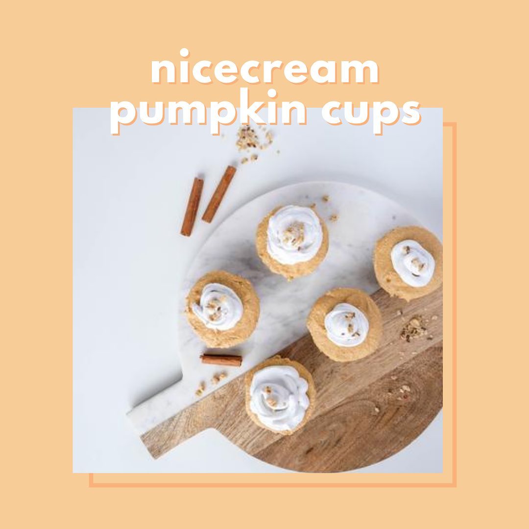 Nicecream Pumpkin Cups