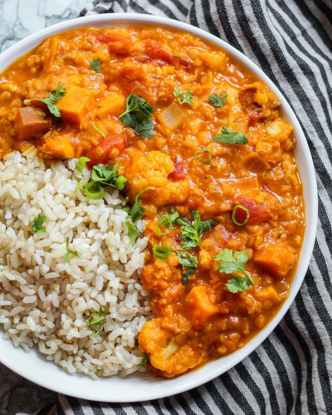 Coconut Spiced Red Lentils