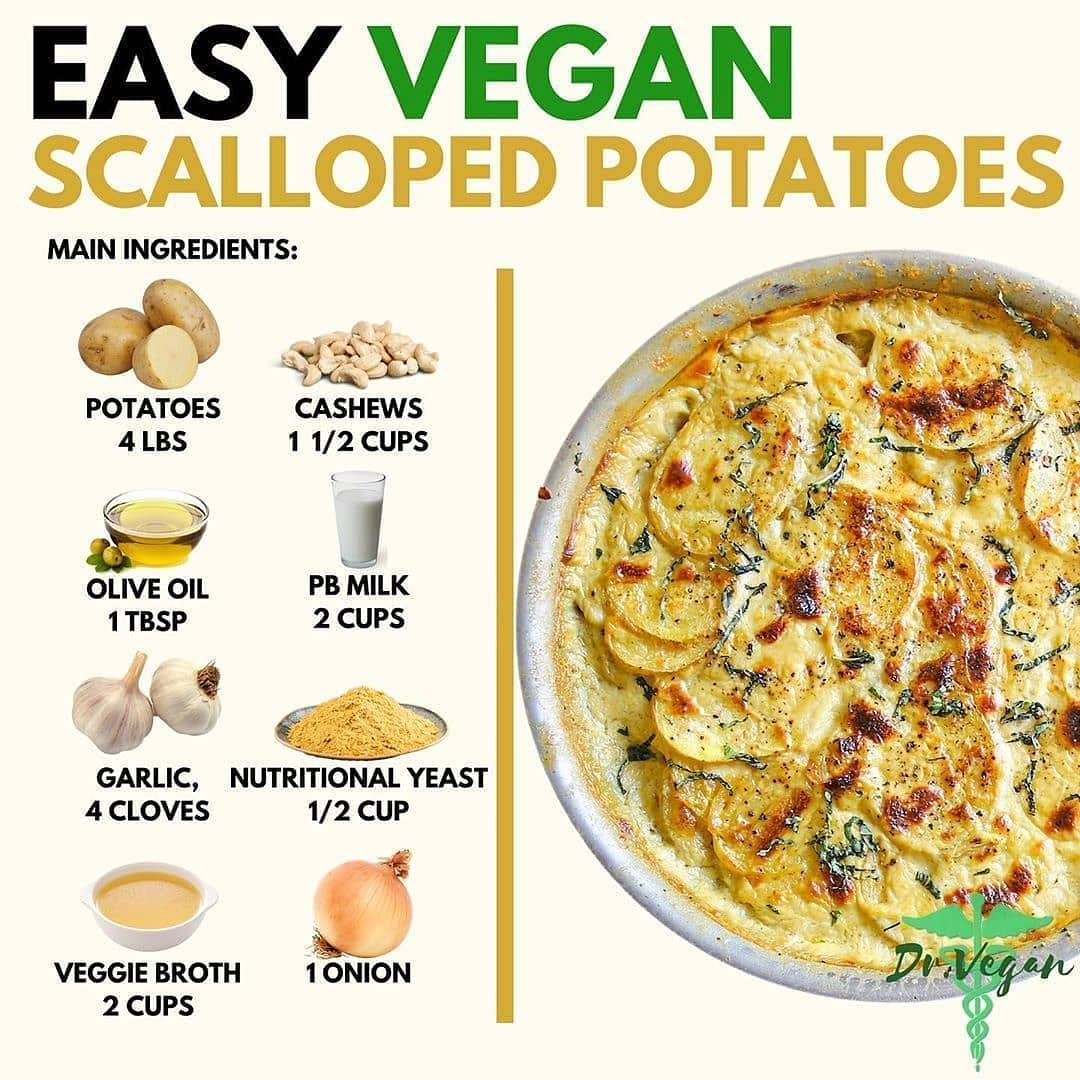 Vegan Scalloped Potatoes⁣⁣⁣