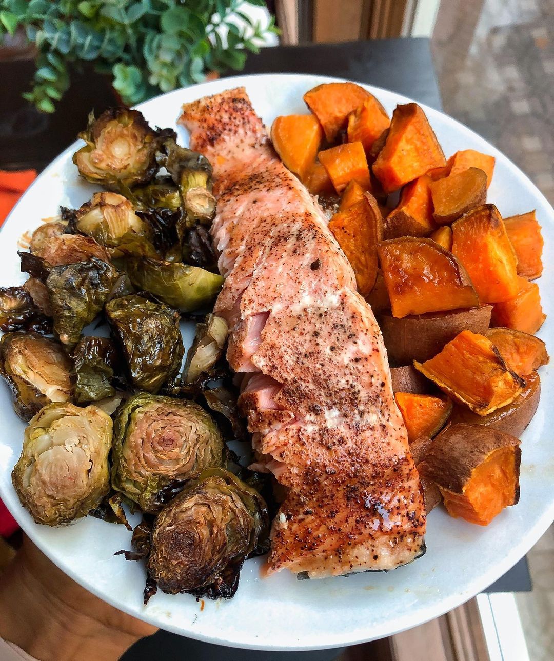 Maple Chipotle Salmon One Pan Meal