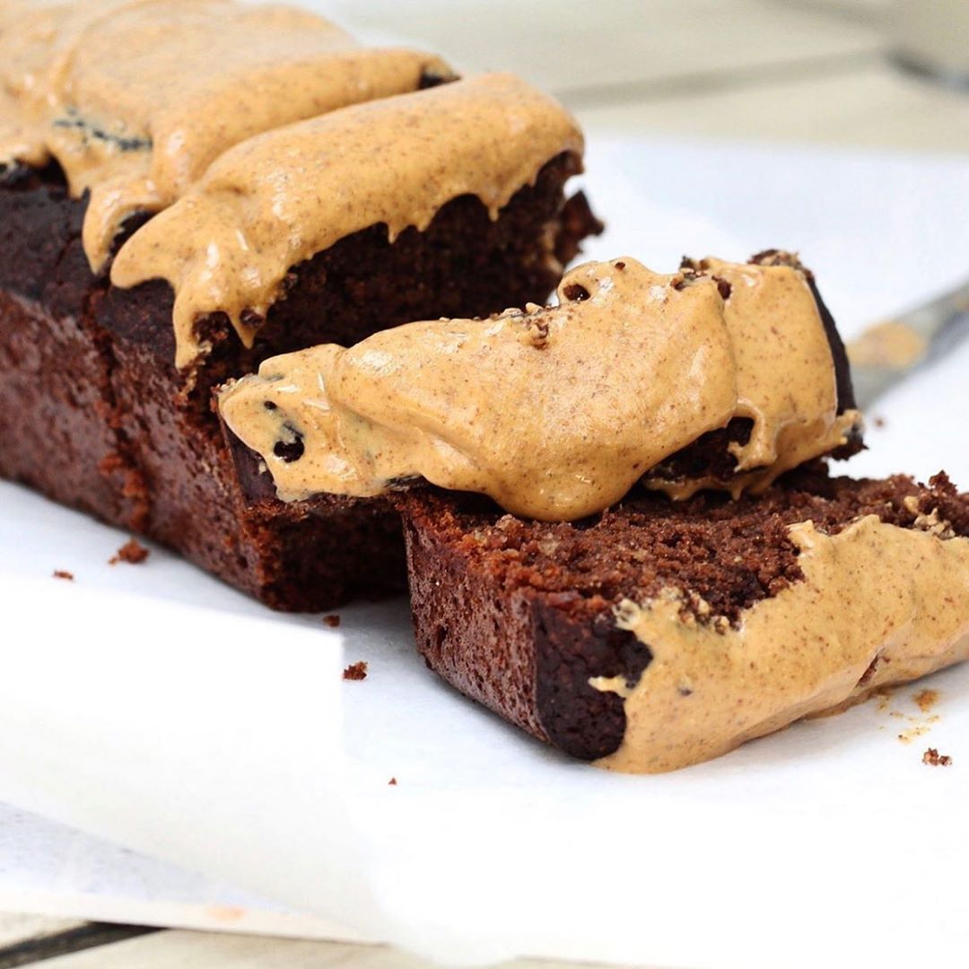 Chocolate Almond Bread with Almond Butter
