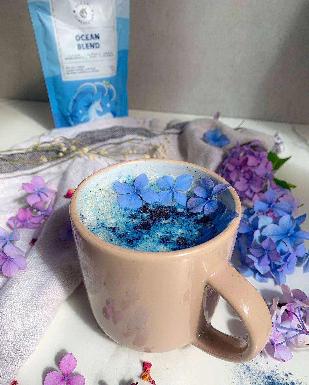 Ocean Latte with Immune Boosting Blends