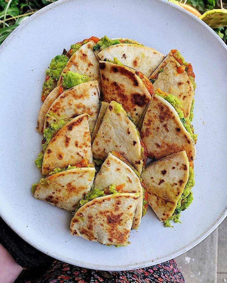 Mini Plant-Based Guac Quesadillas