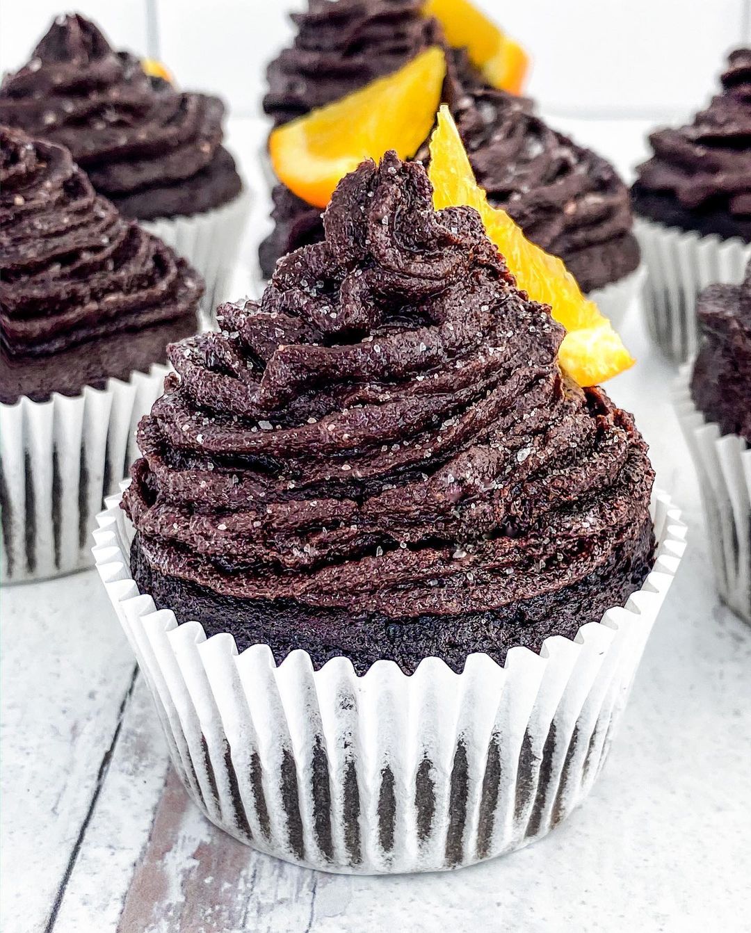 Vegan Keto Friendly Chocolate Orange Cupcakes