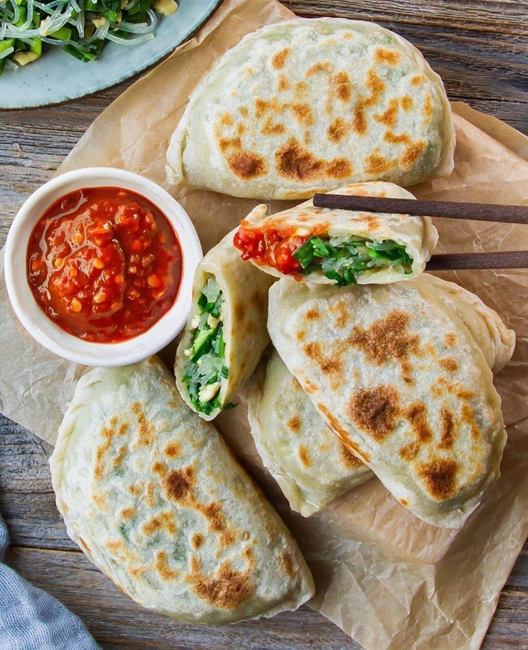 Chinese Chive Pockets/dumplings