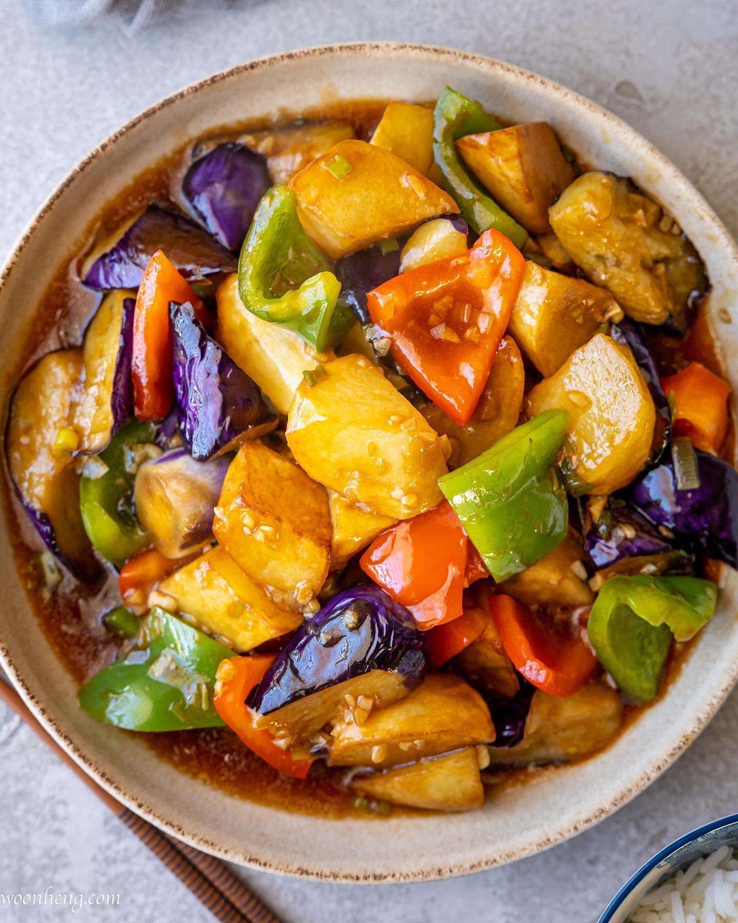 Di San Xian Vegetable Stir-Fry