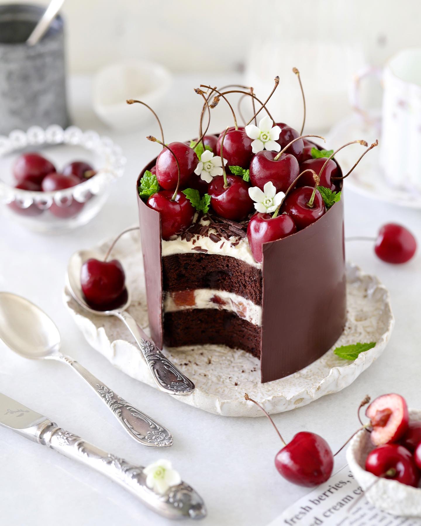 Vegan Black Forest Gateau