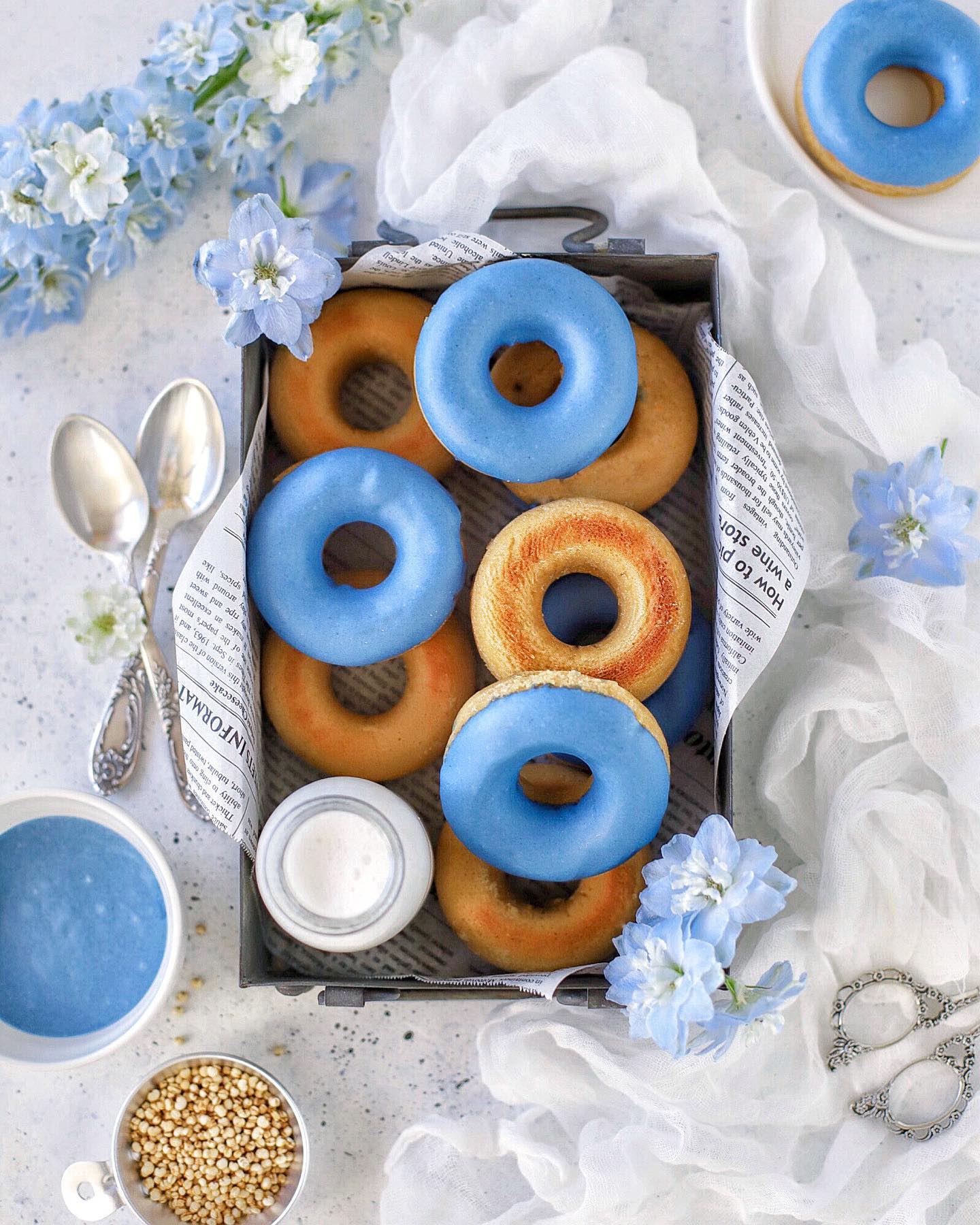 Super Spirulina Vegan Donuts