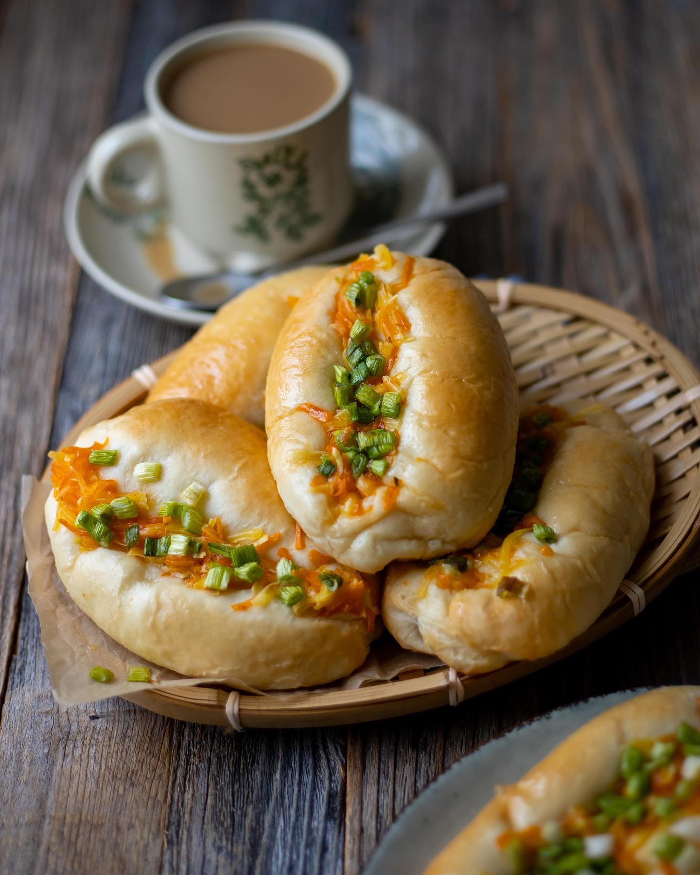 Cheesy Scallion Stuffed Bread