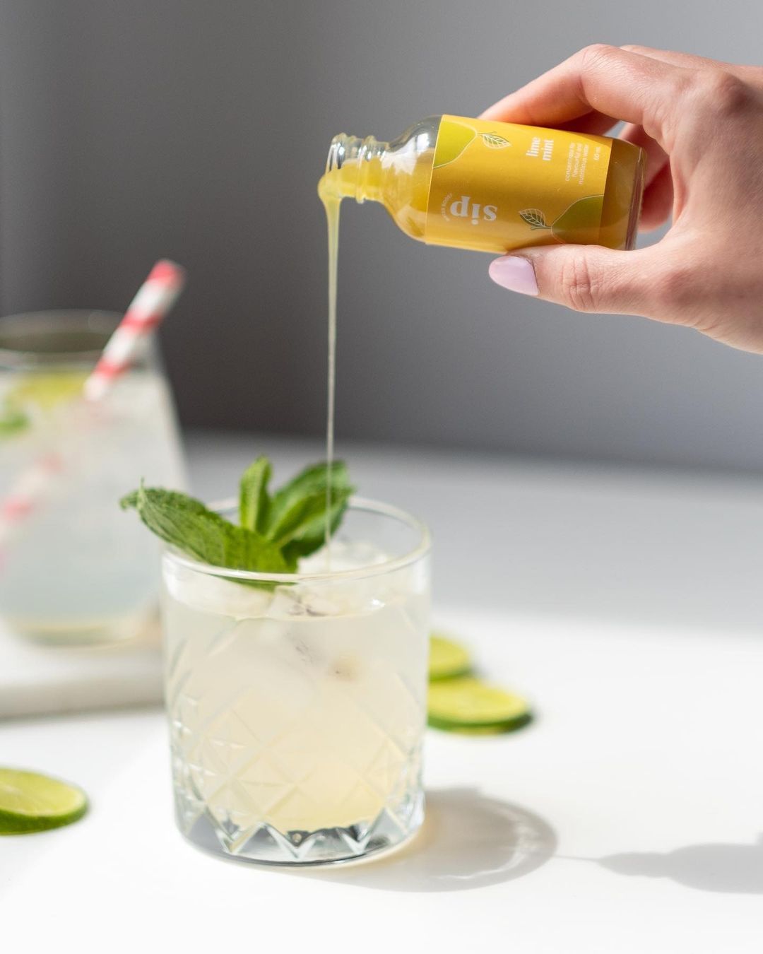 Lime Mint Gin and Tonic Recipe