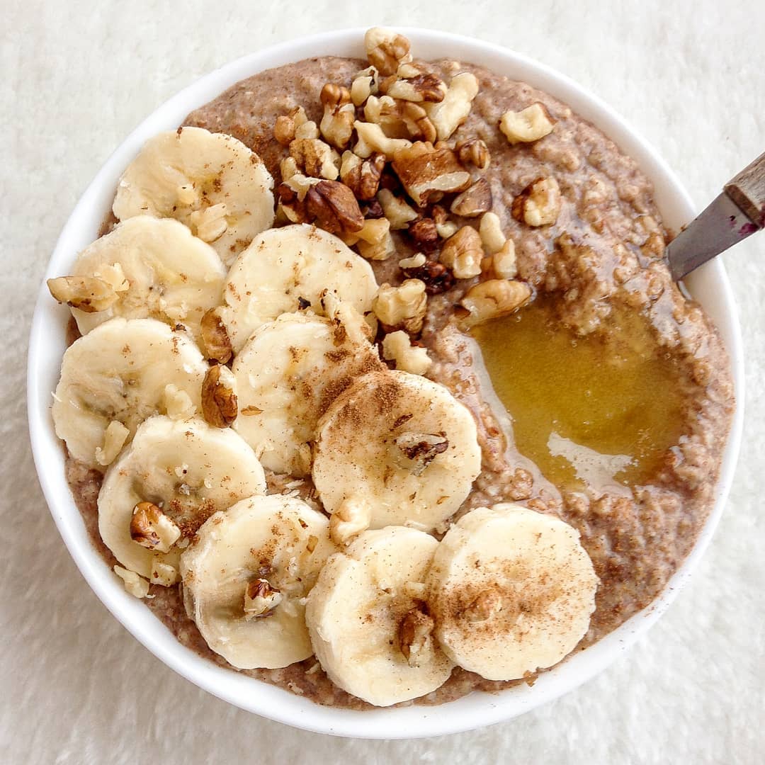 Banana, Honey & Walnuts Oatmeal