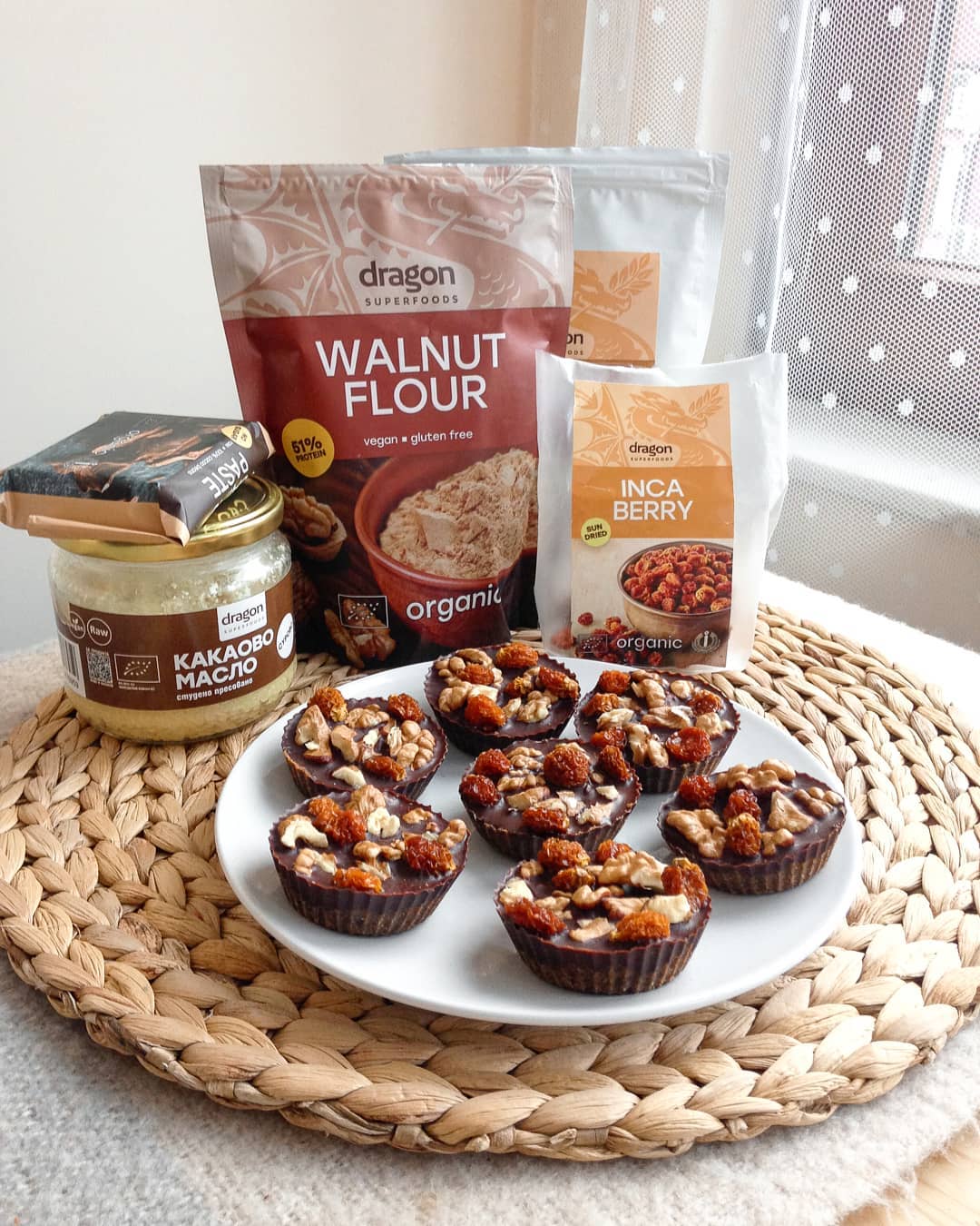 Chocolate Walnut Cups