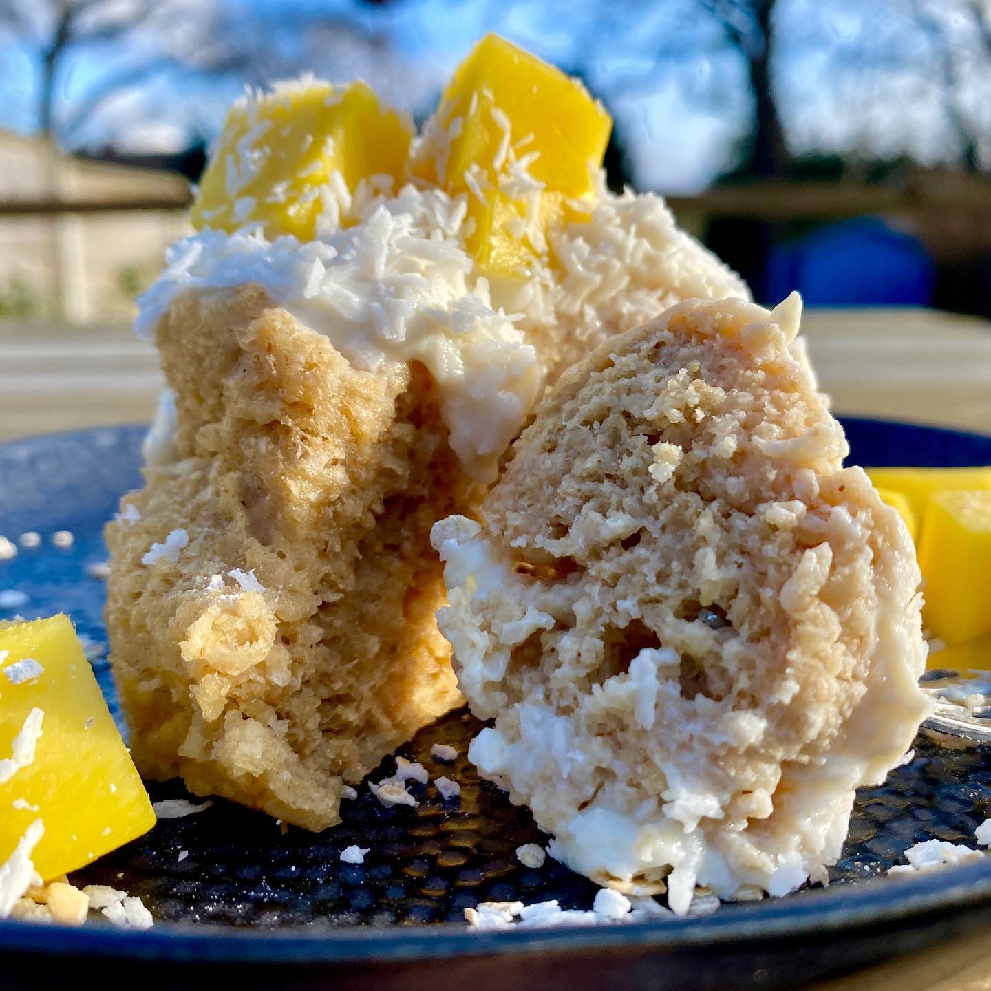 Mango Sticky Oats in a Mug