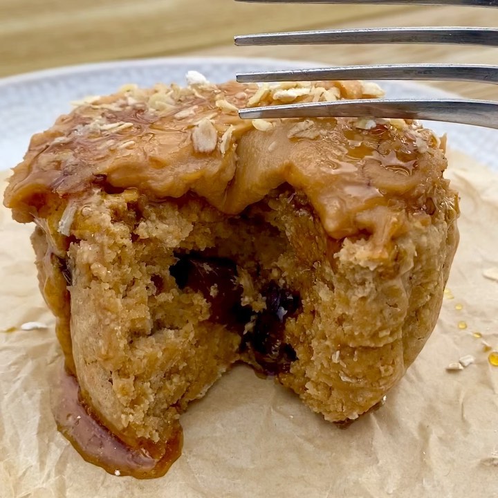 Toffee Baked Oats in a Mug