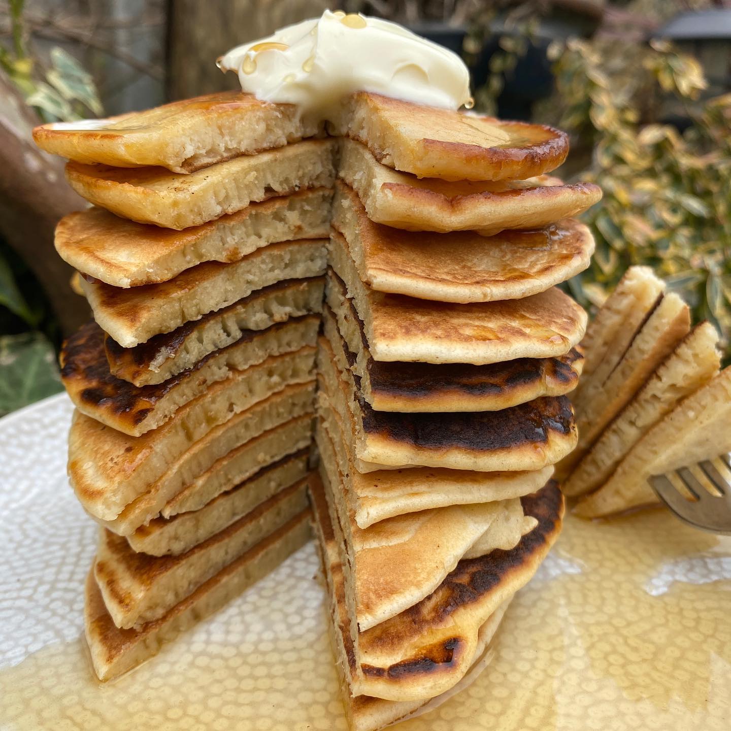Fluffy Vegan American Pancakes