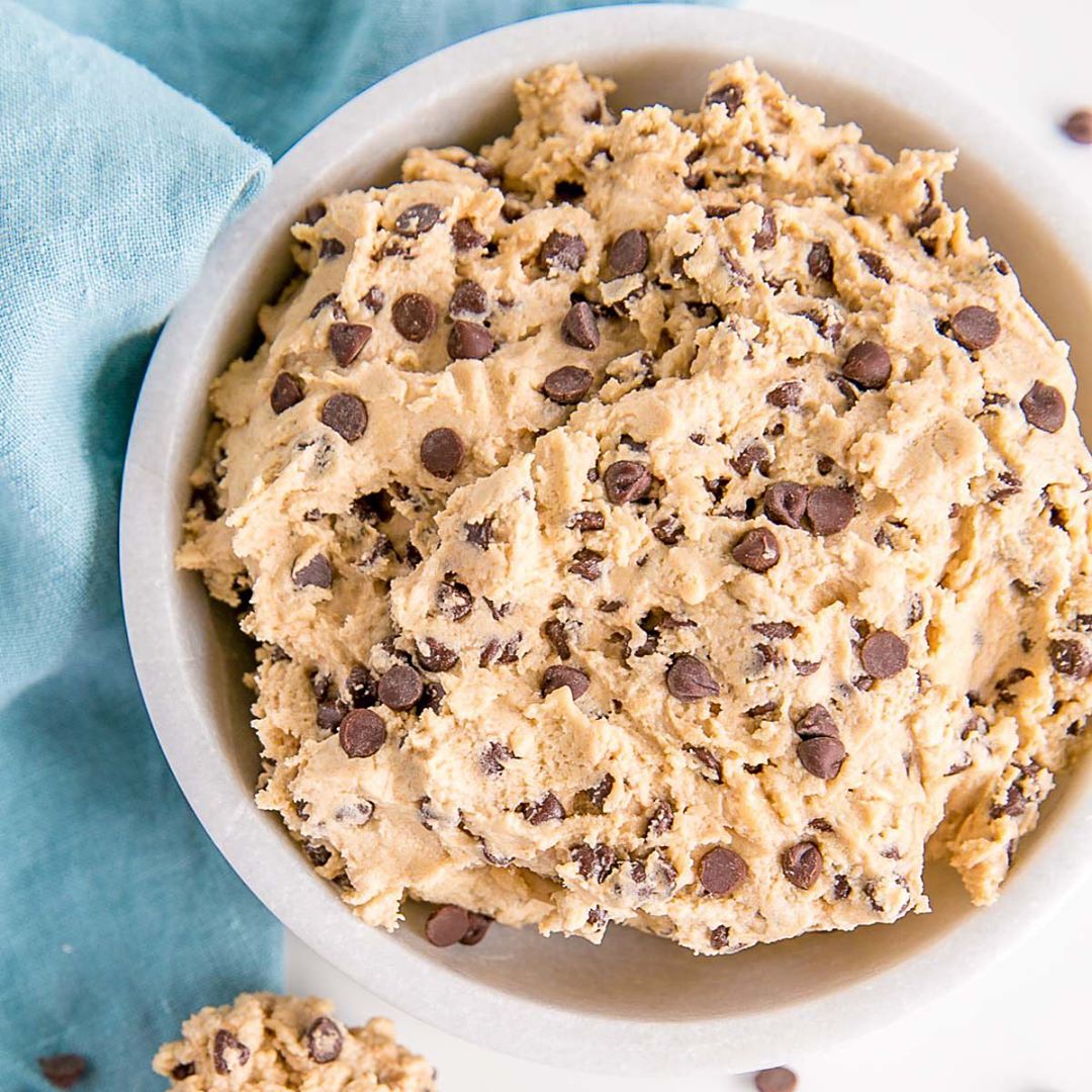 Chickpea Cookie Dough No Bake, Vegan, Gluten Free