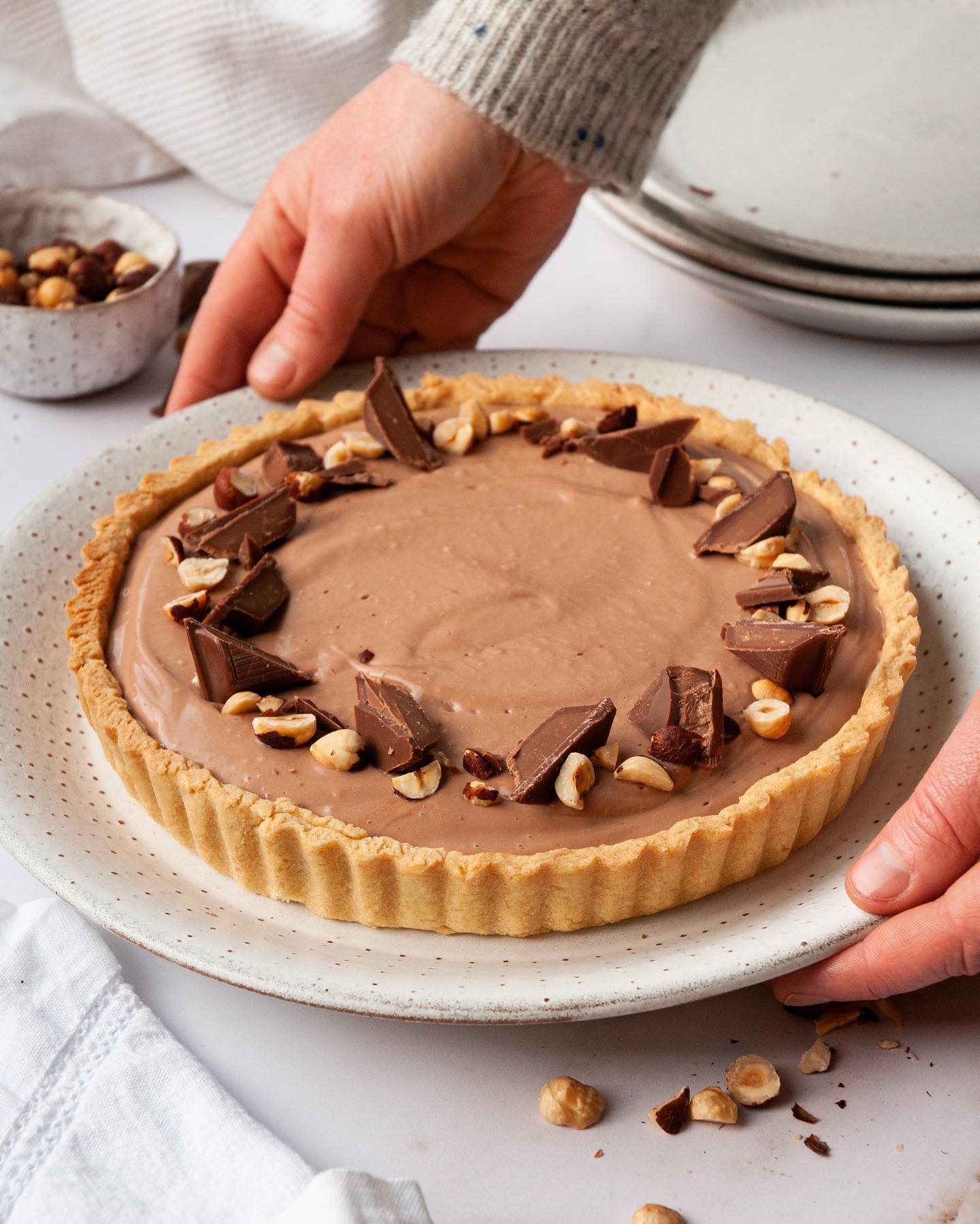 Vegan Chocolate Mousse Tart