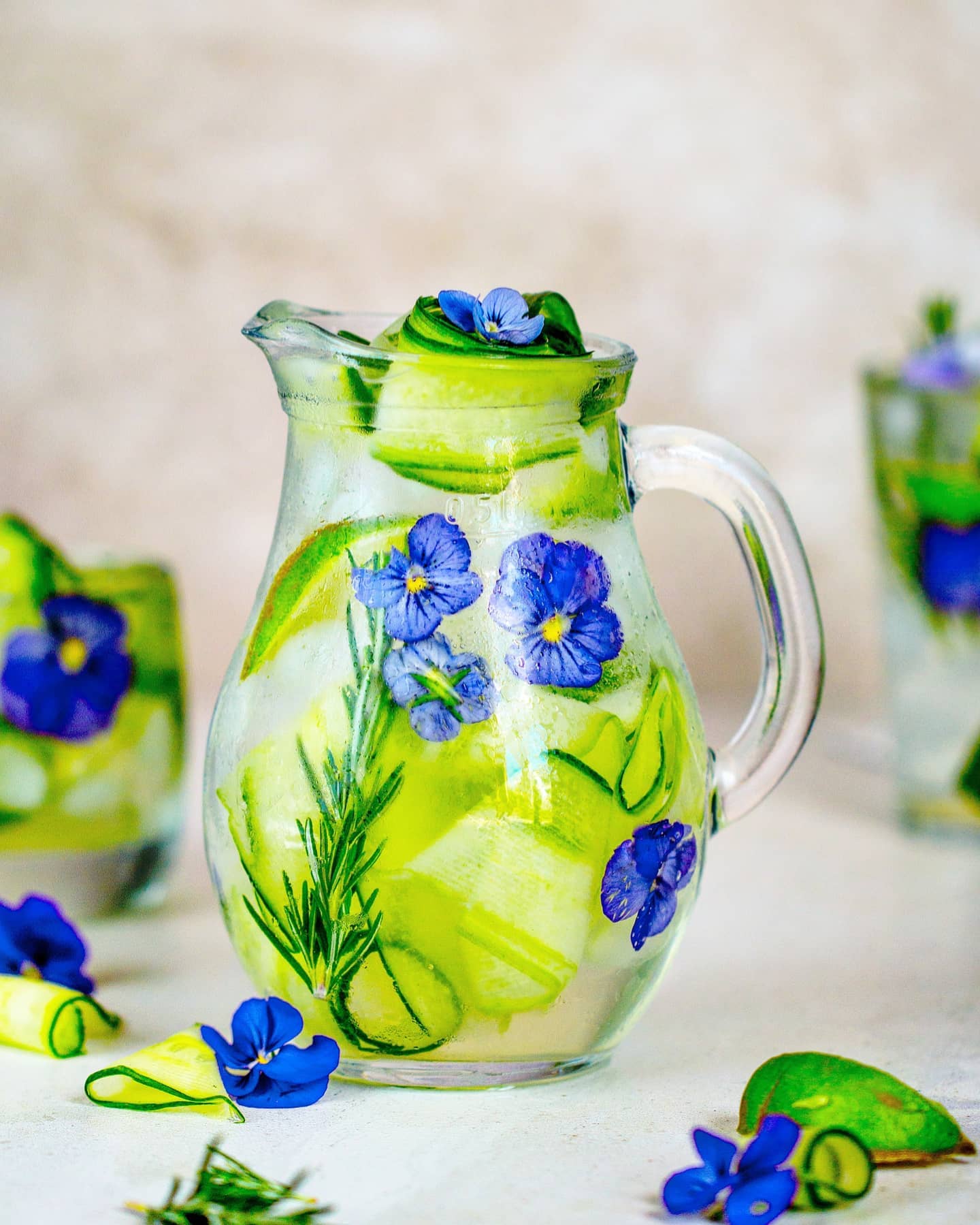 Cucumber Lemon Mint Infused Water
