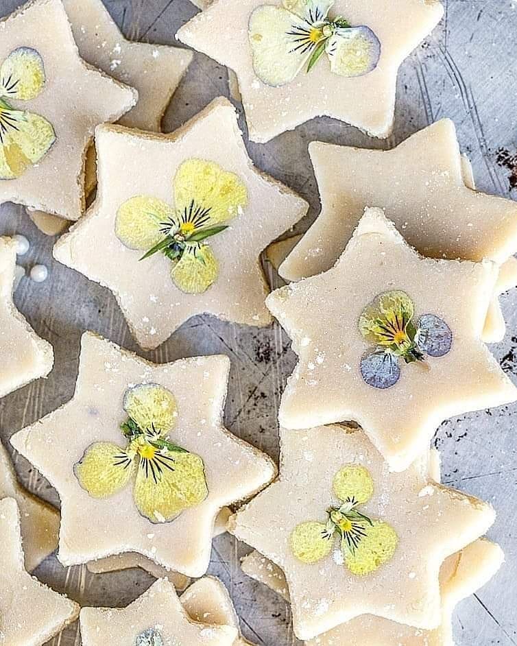 Vegan Flower Art Kaju Katli