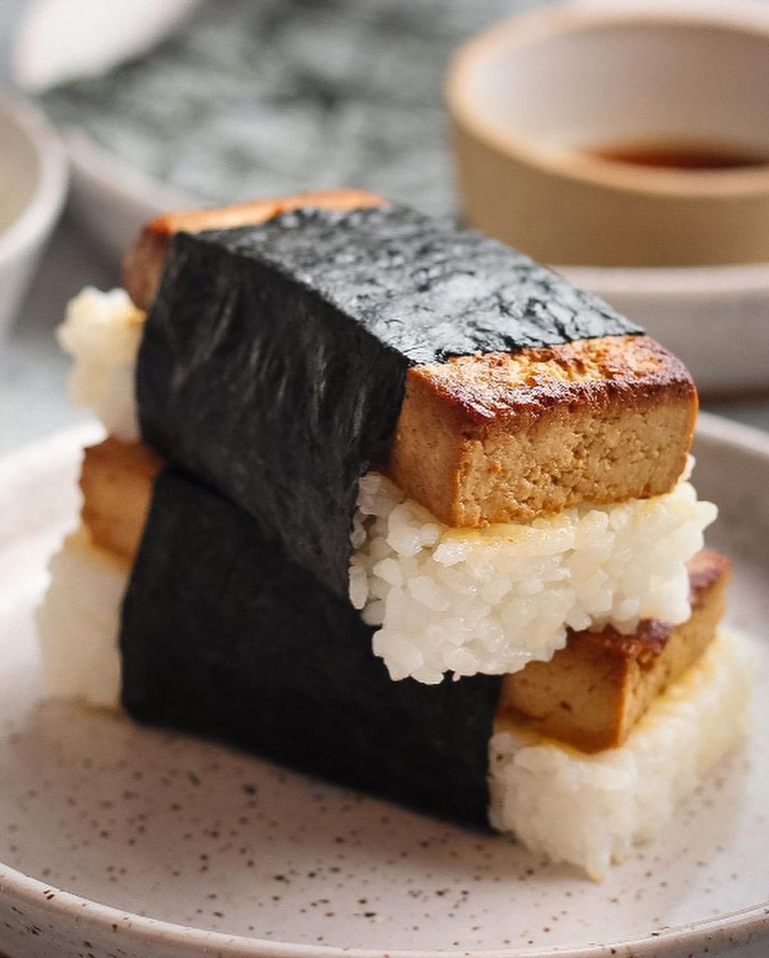 Vegan Hawaiian Tofu Musubi