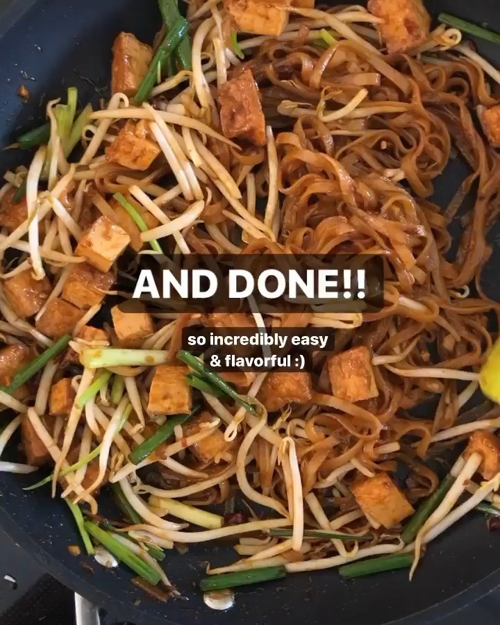 Vegan Tofu Pad Thai