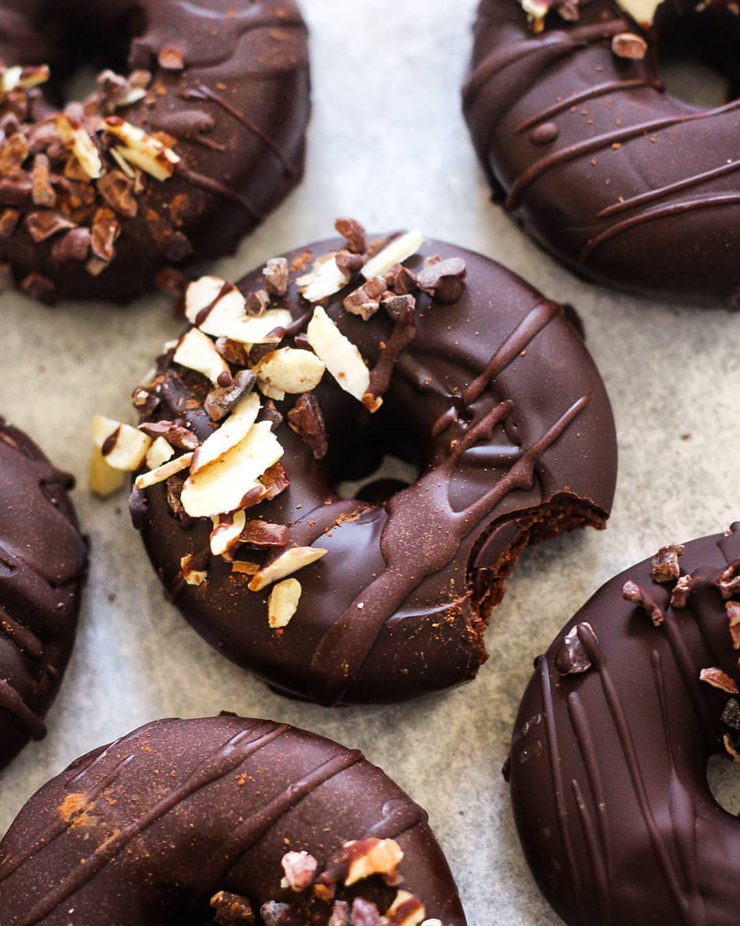 Raw Choc Brownie Donuts