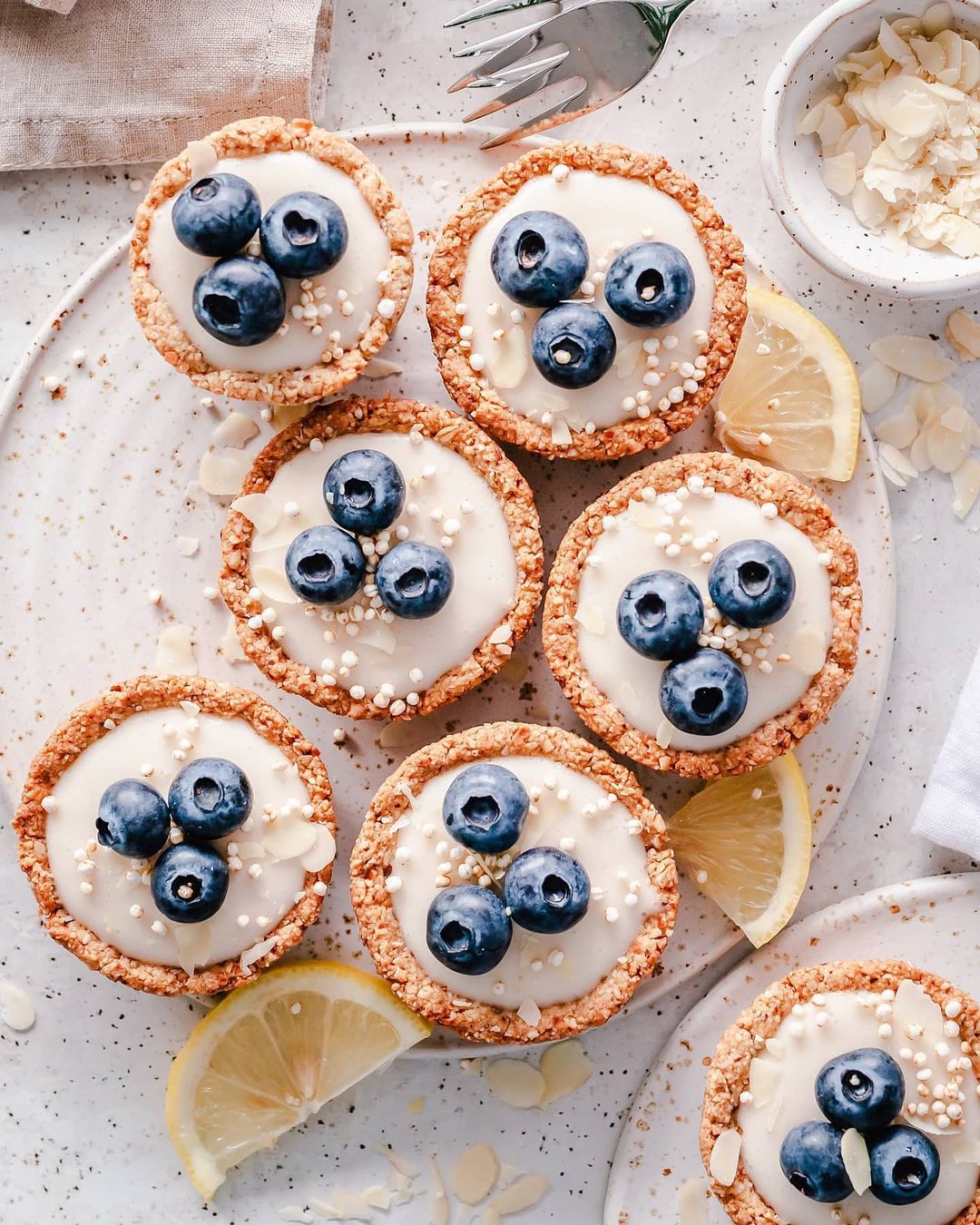 Vegan Lemon Curd Tartlets