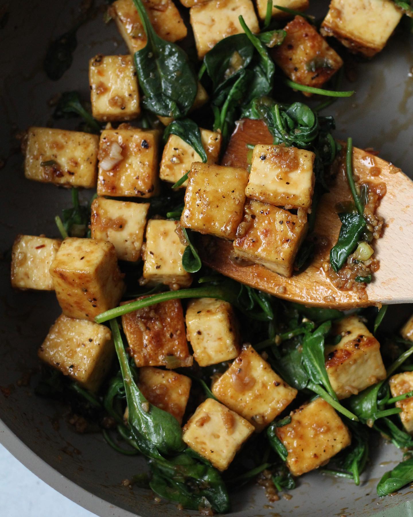 Garlic "Honey" Tofu