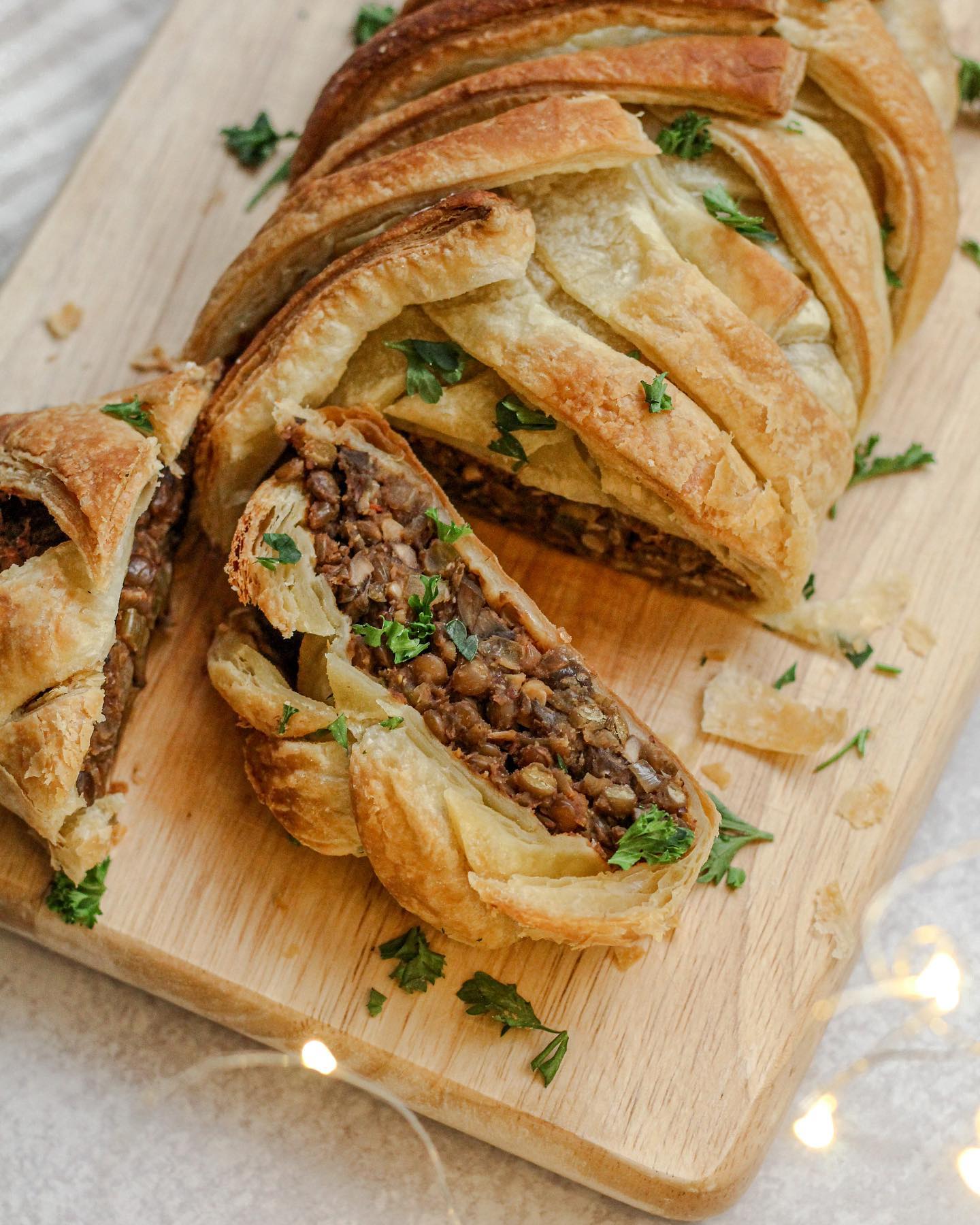 Flaky Lentil Wellington