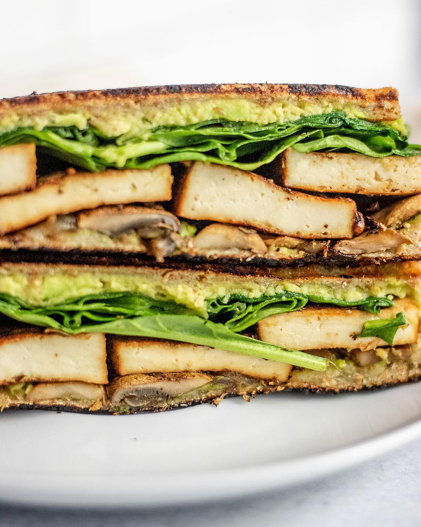 Vegan Avocado and Tofu Panini