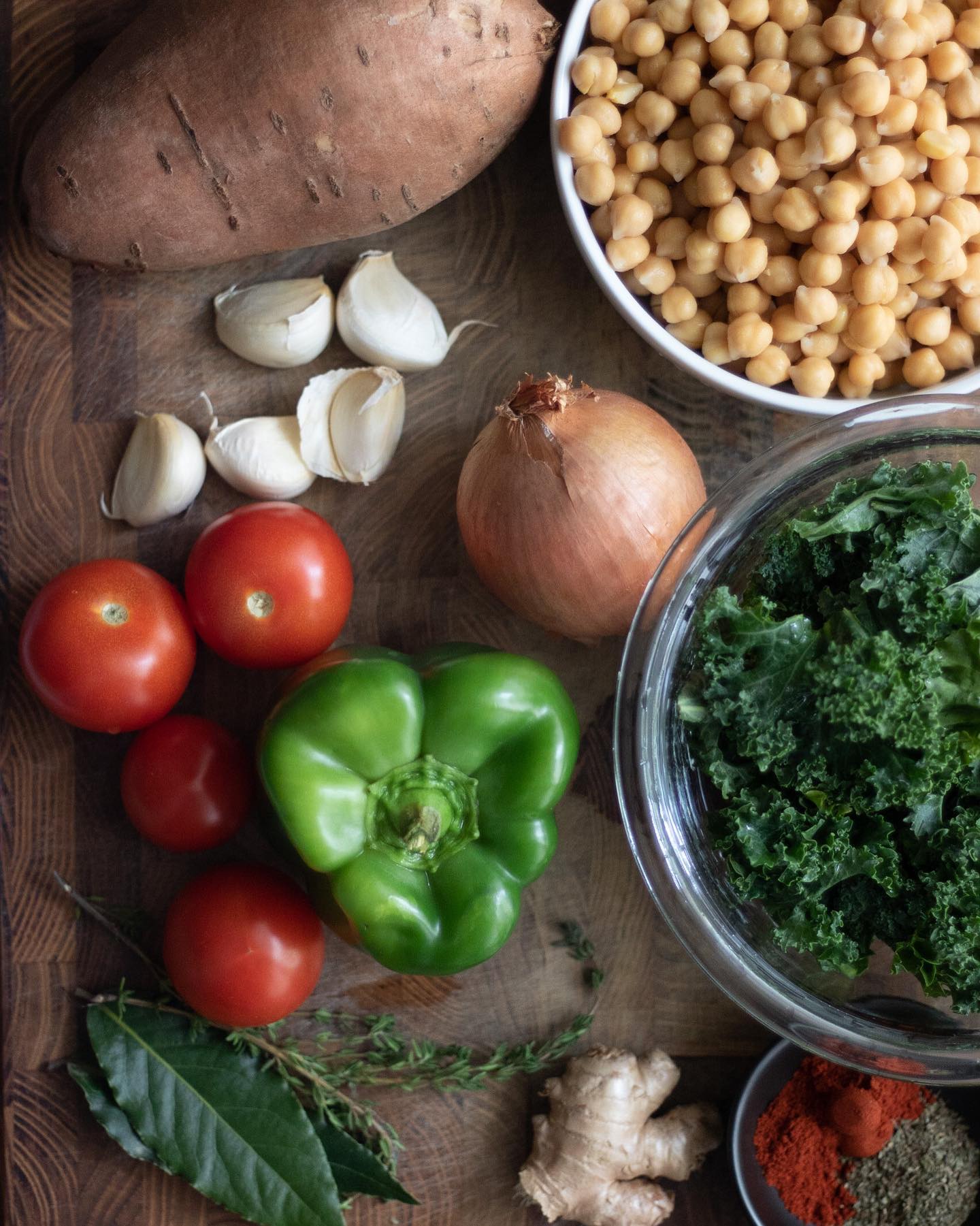 Smoky Chickpea Kale Soup