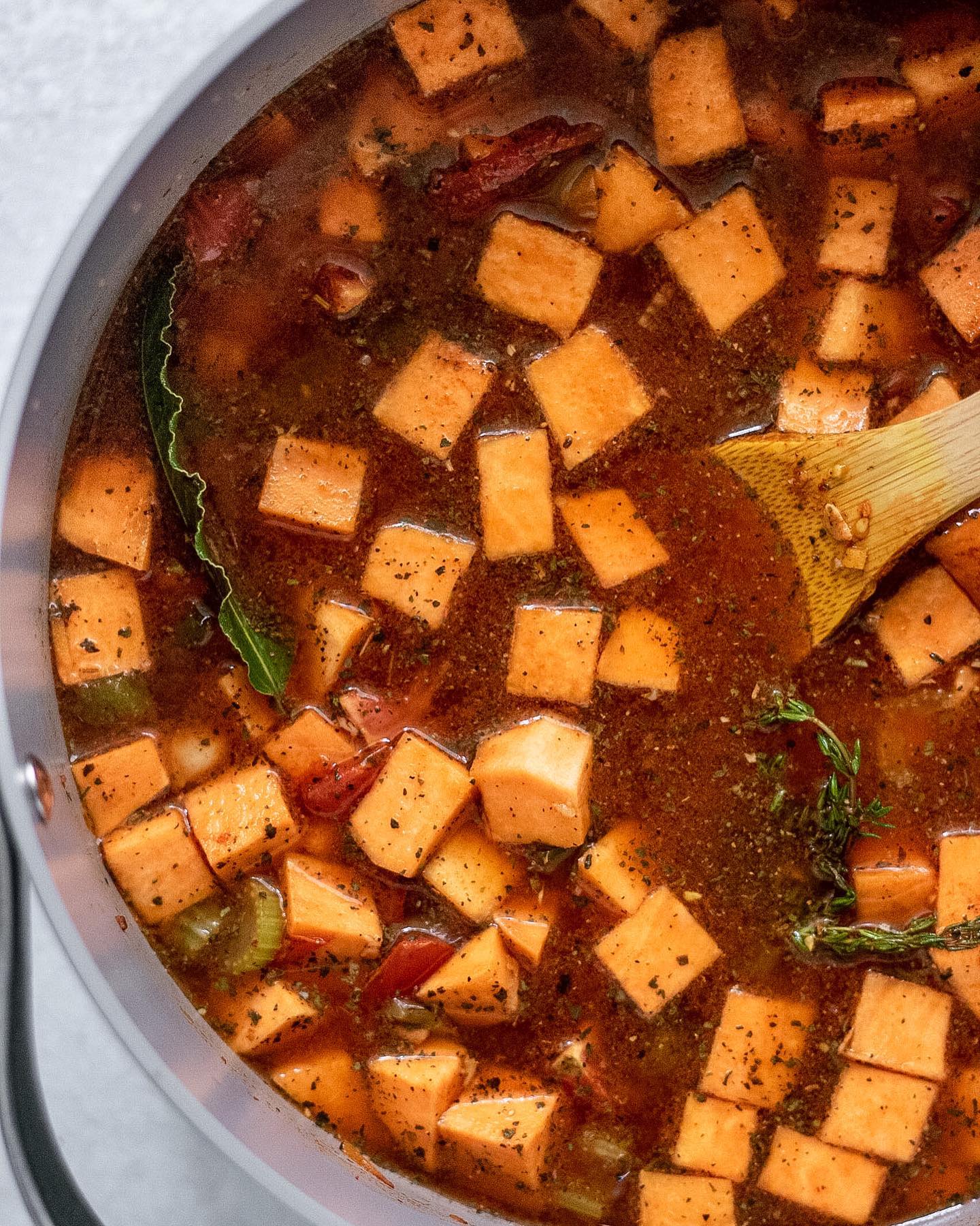 Smoky Chickpea Kale Soup