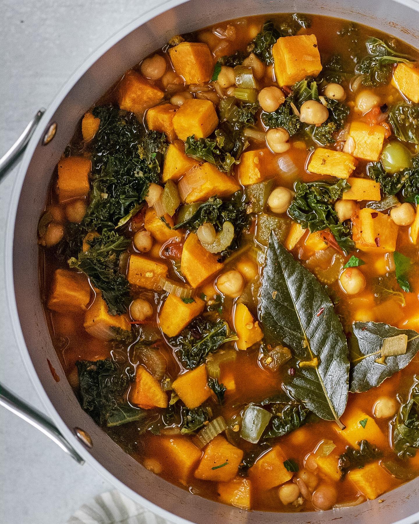 Smoky Chickpea Kale Soup