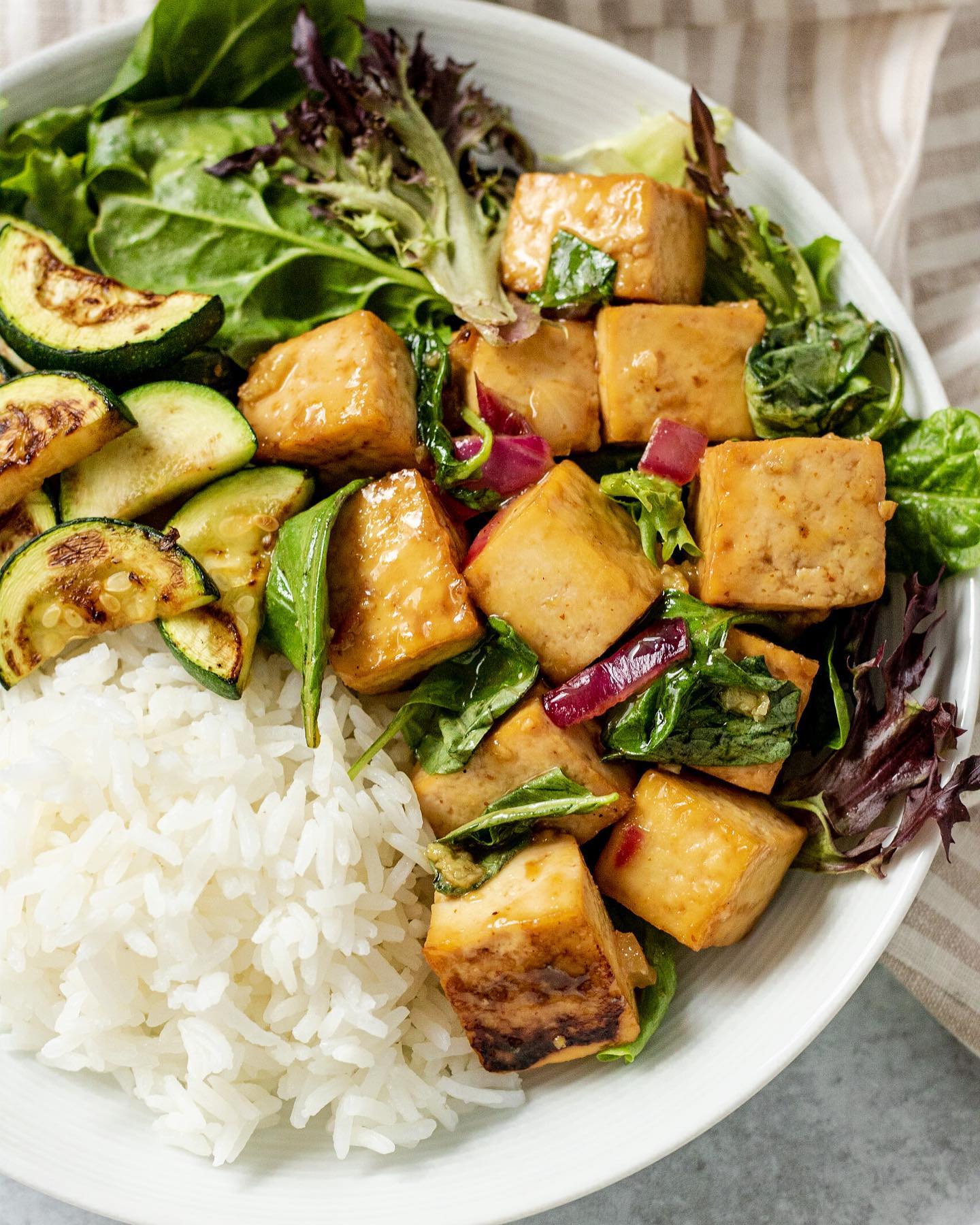 Lemon Basil Tofu