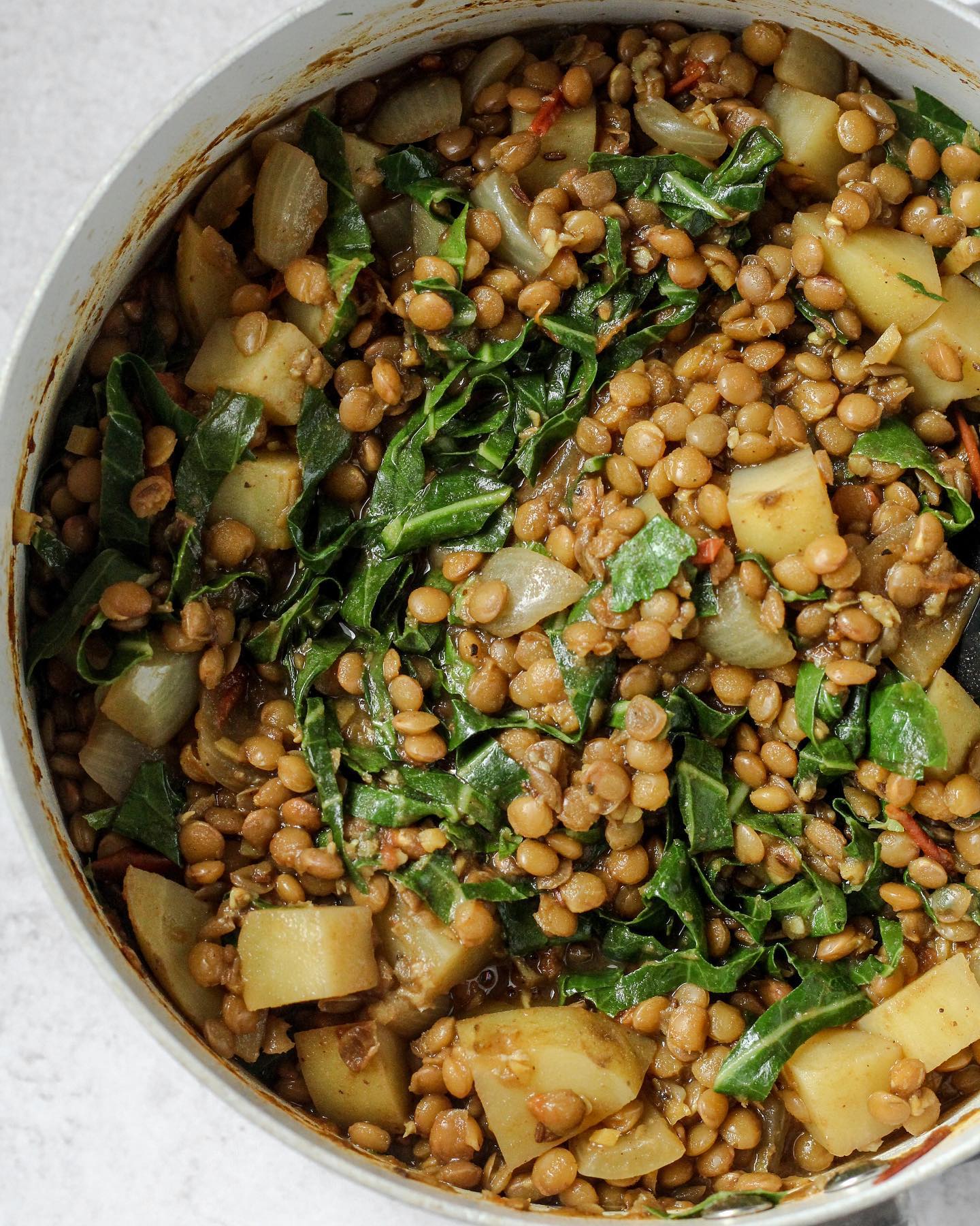 Brown Lentil Curry