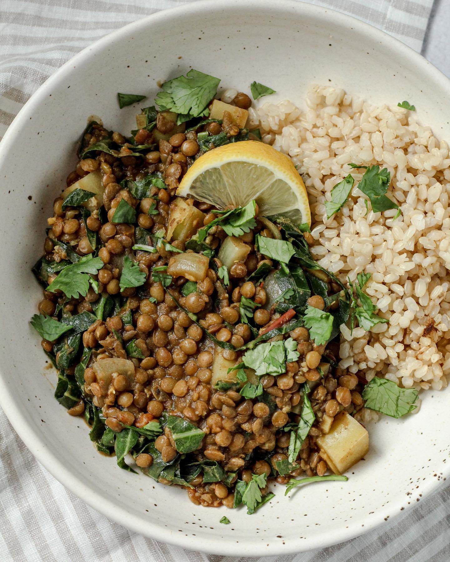 Brown Lentil Curry