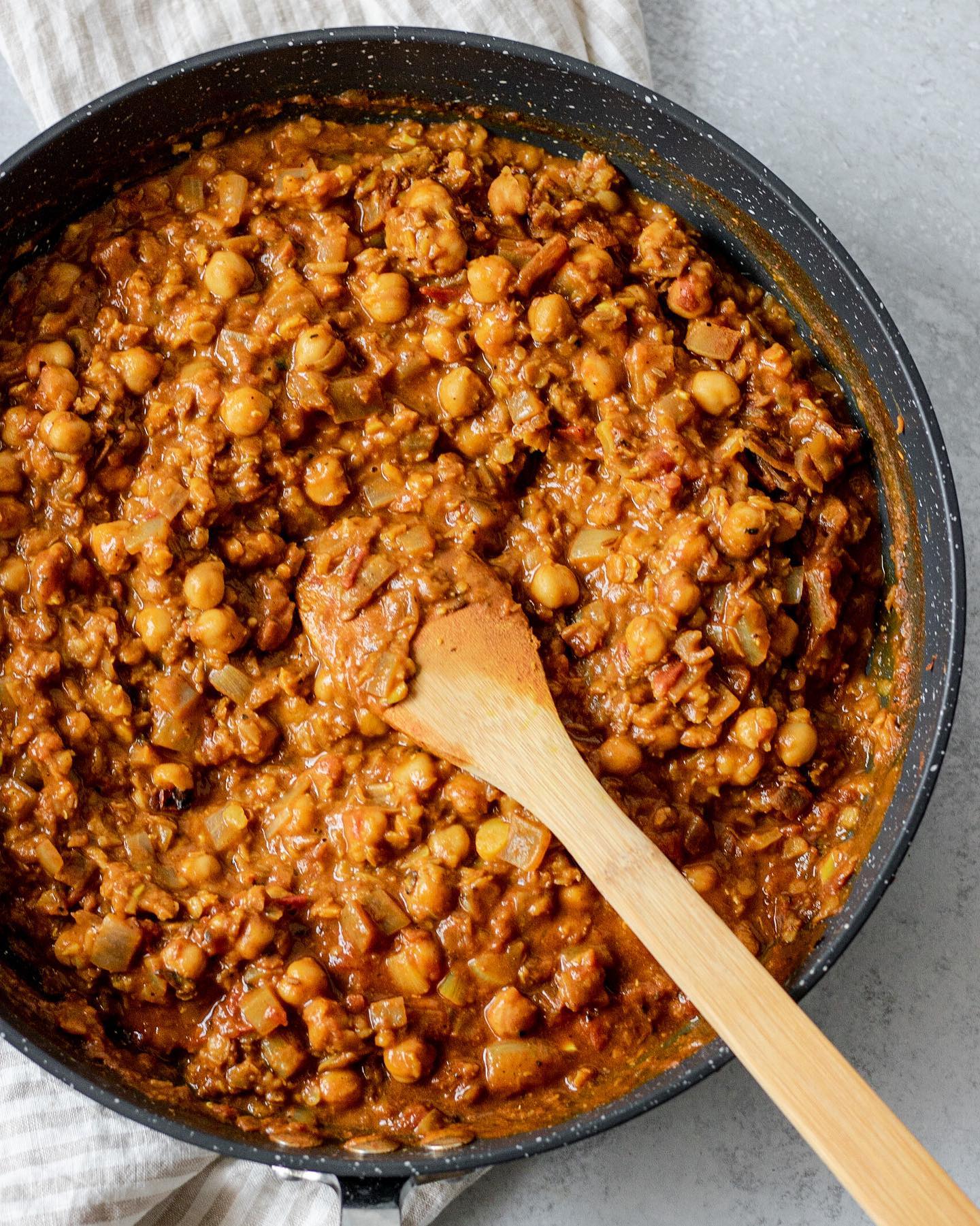 Chickpea and Red Lentil Coconut Curry