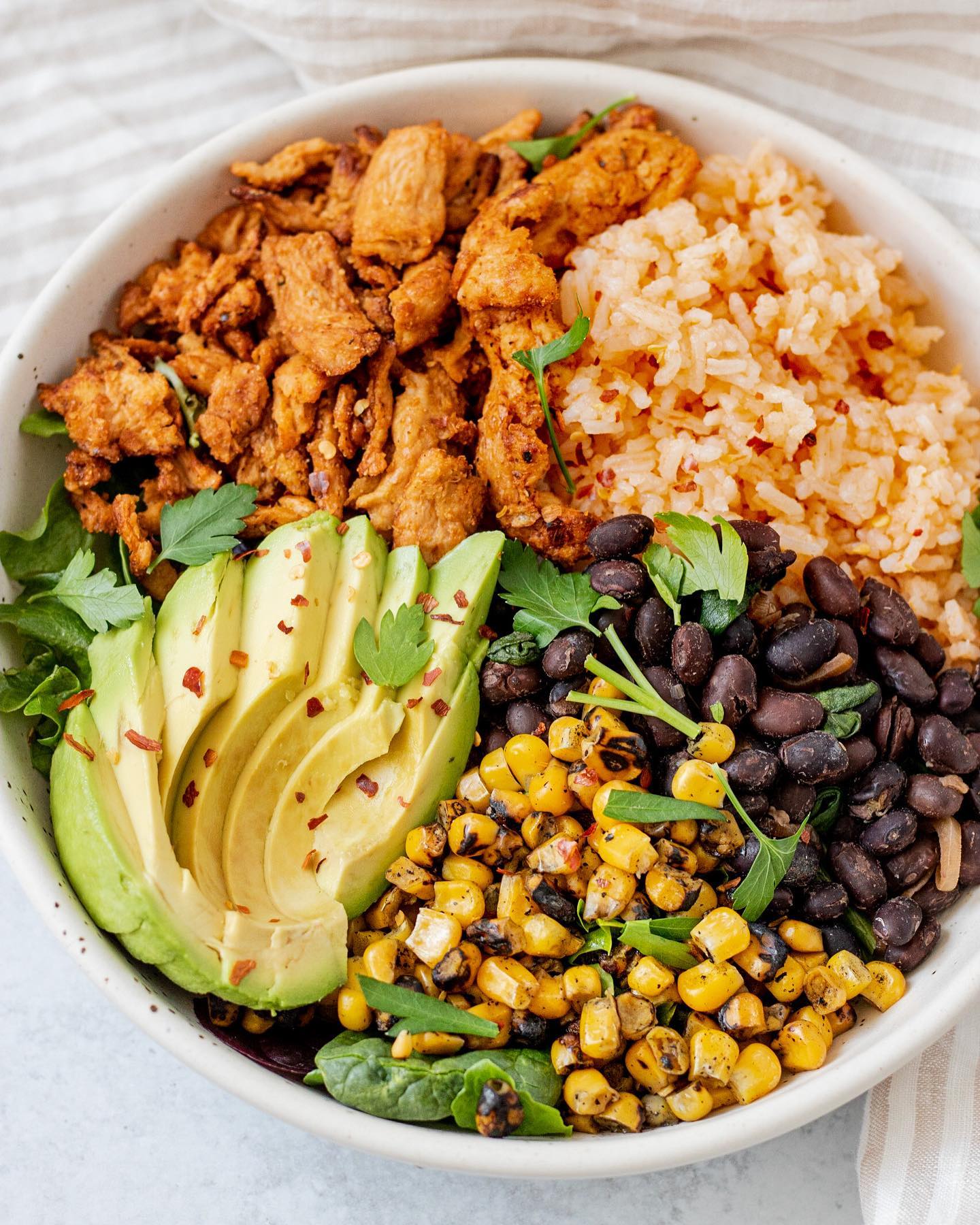 Grandma's Mexican Rice with Soy Curls