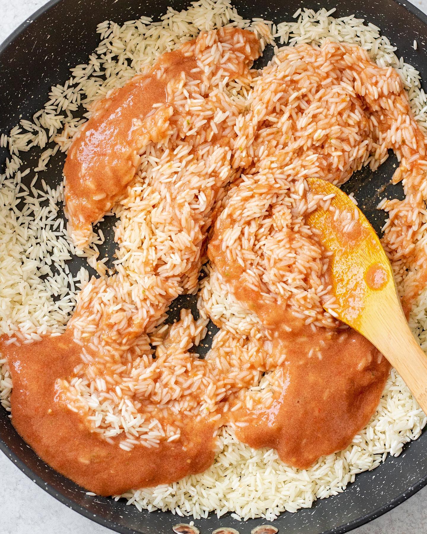 Grandma's Mexican Rice with Soy Curls