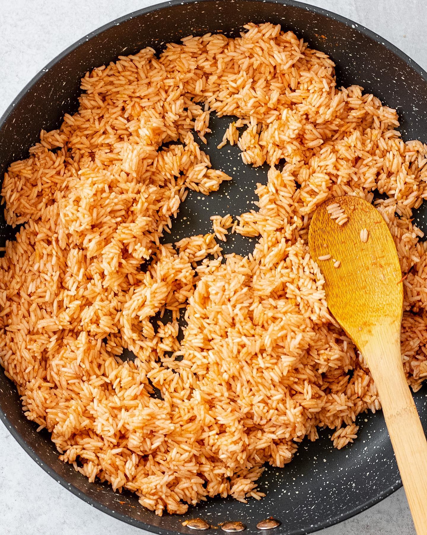 Grandma's Mexican Rice with Soy Curls