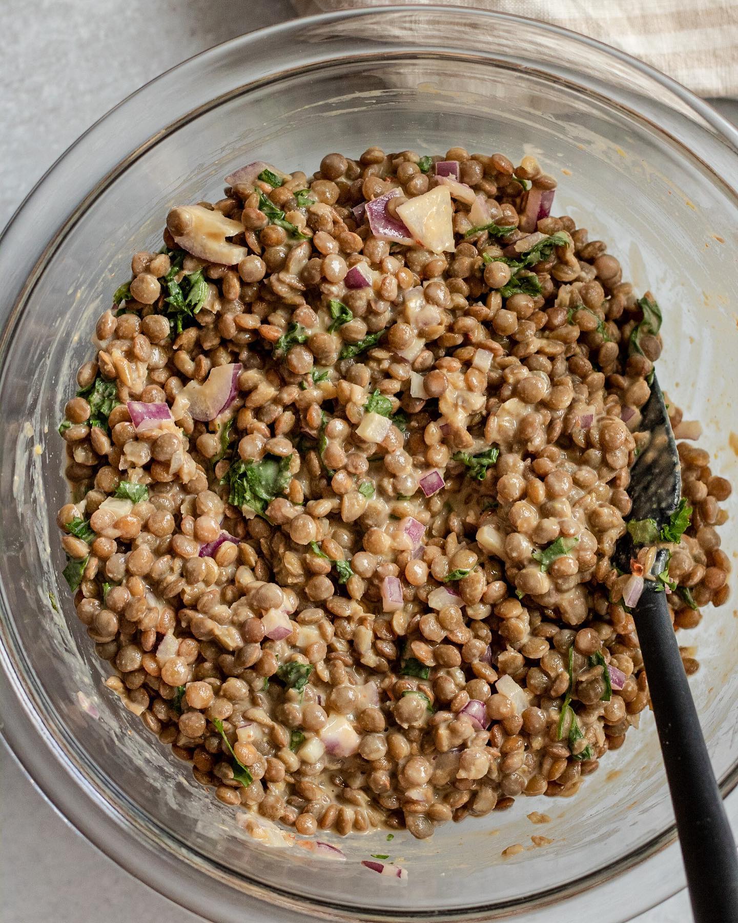 Sesame Miso Lentils