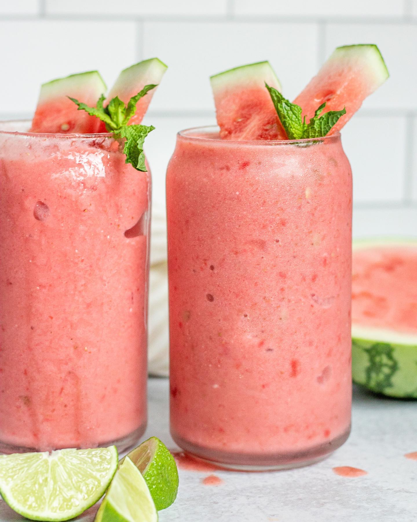 Watermelon Strawberry Smoothie Bowl