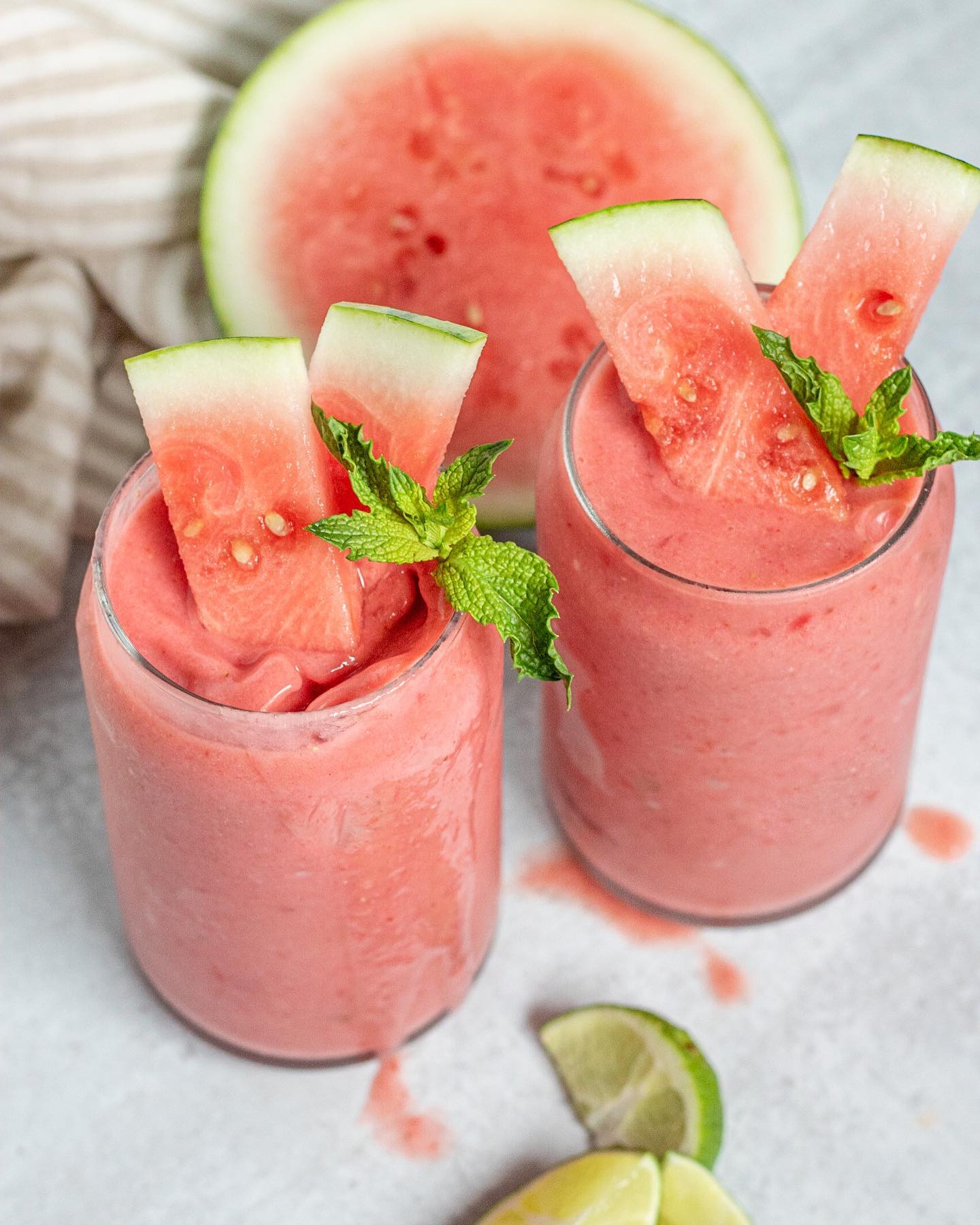 Watermelon Strawberry Smoothie Bowl