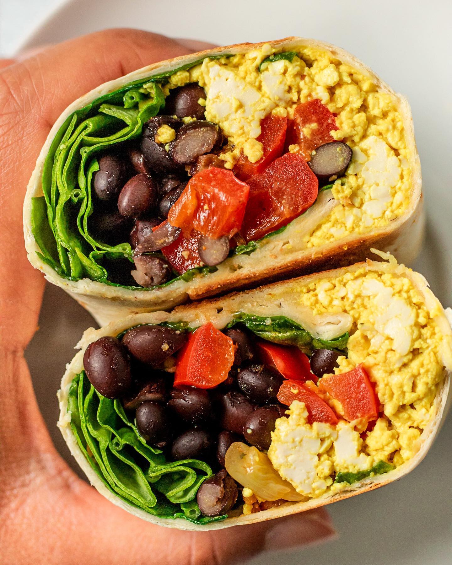 Protein-Packed Vegan Breakfast Burrito