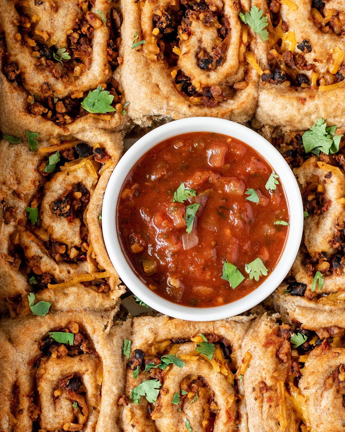 Fluffy Taco Pinwheel Appetizers