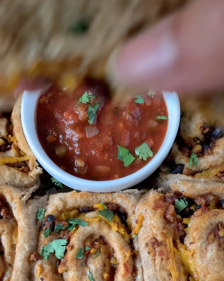 Fluffy Taco Pinwheel Appetizers