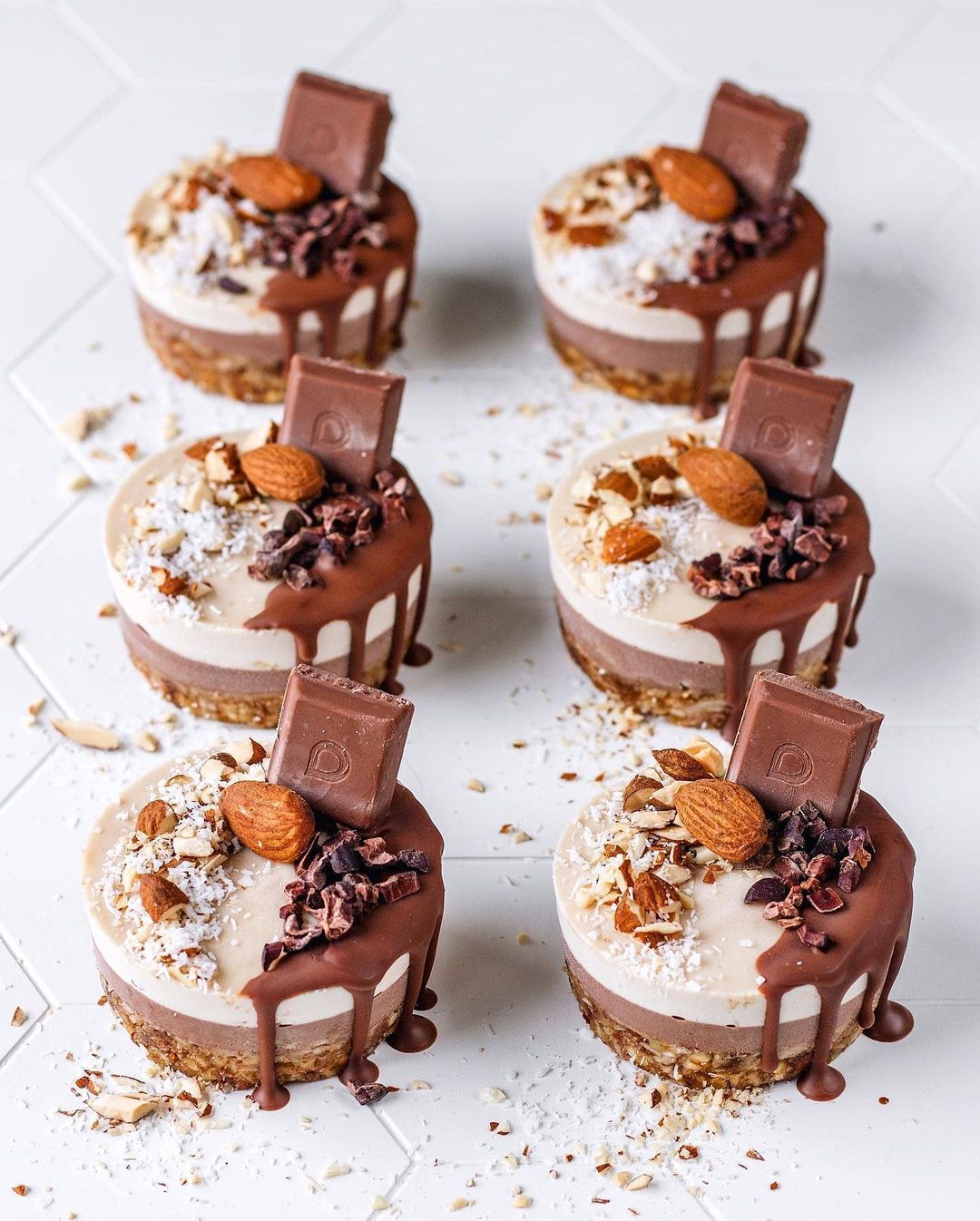 Choc Coconut Cheesecakes