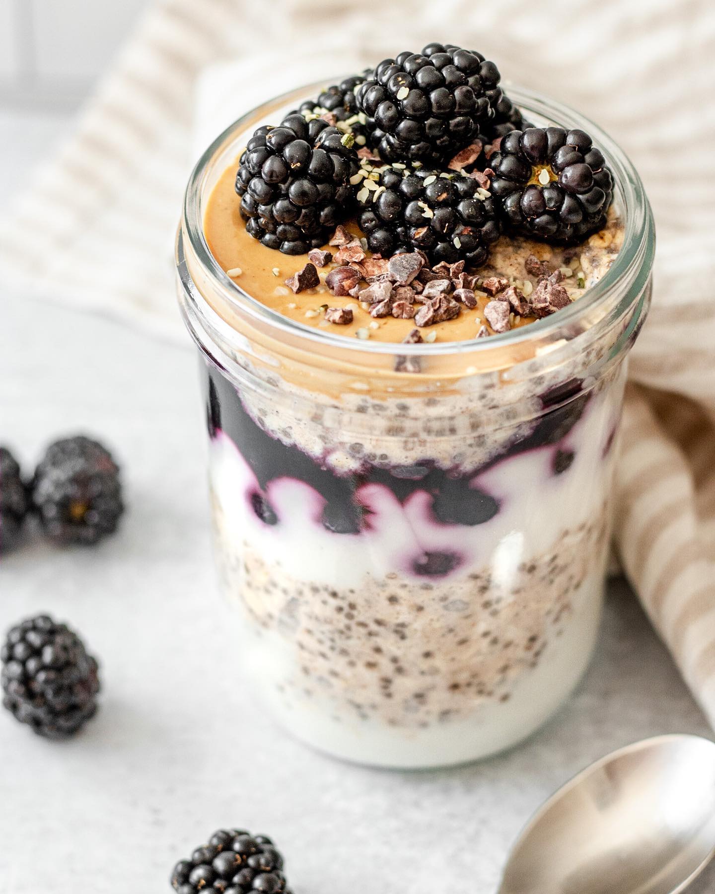 Blueberry Pie Overnight Oats