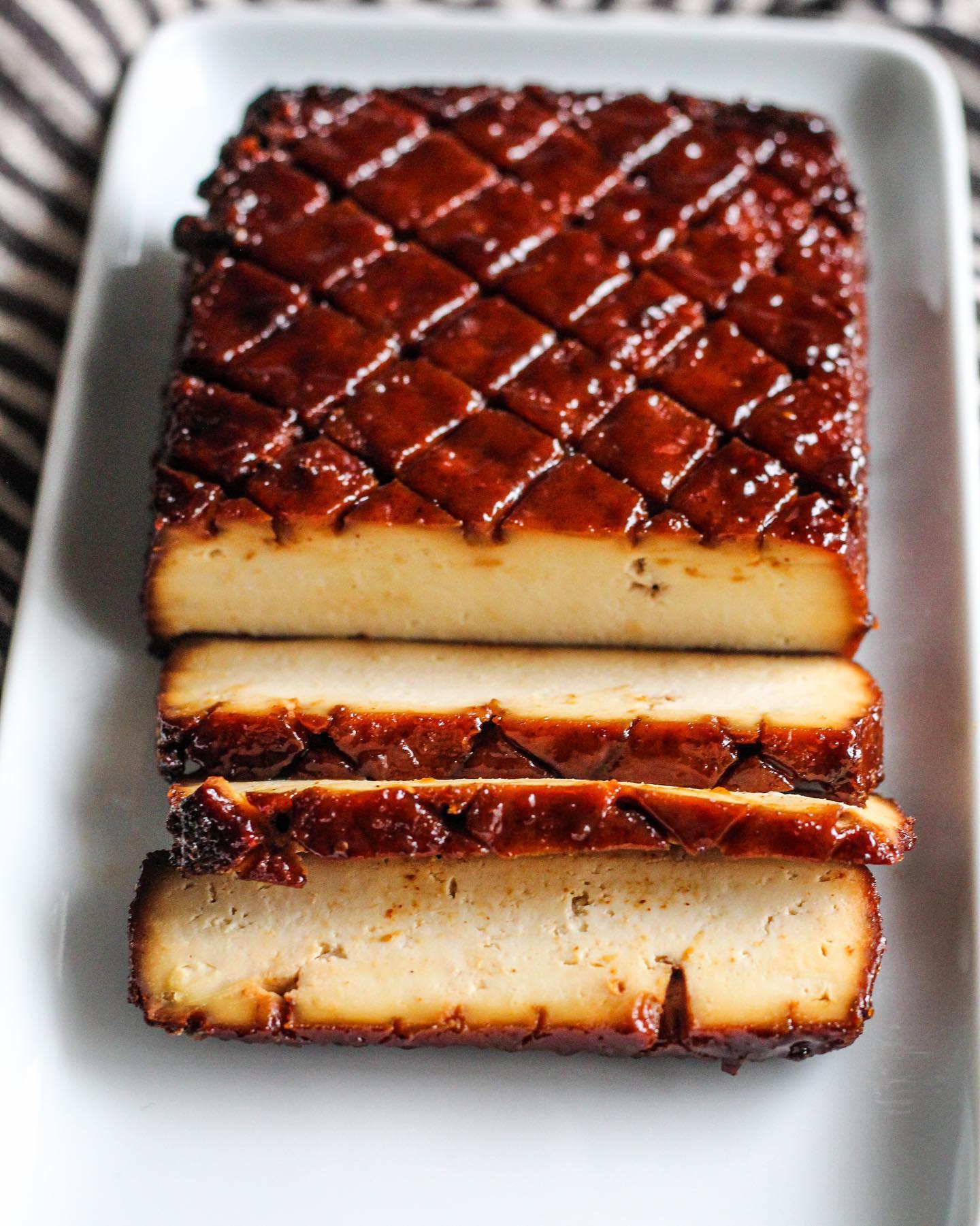 Brown Sugar Glazed Tofu